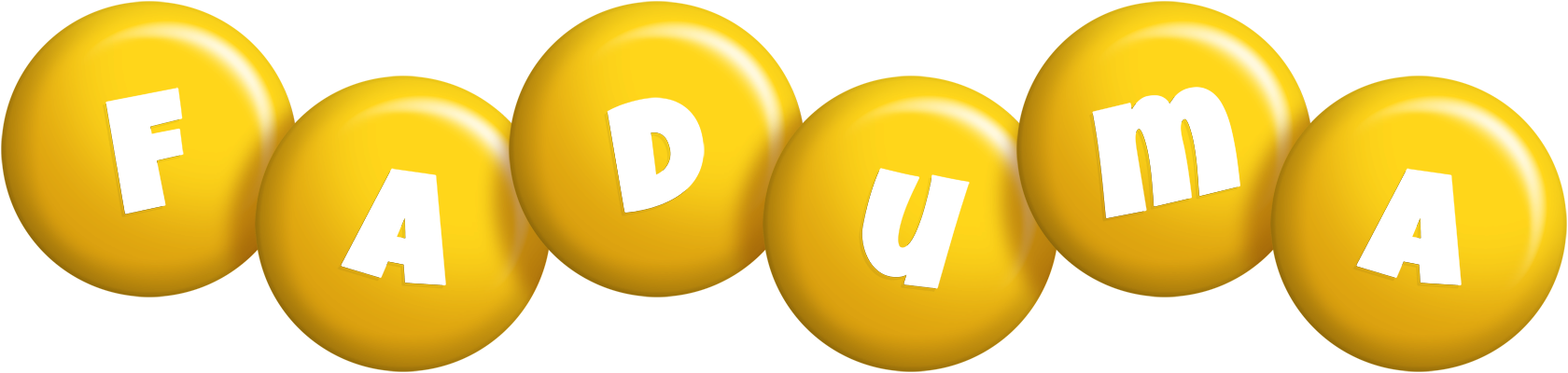 Faduma candy-yellow logo