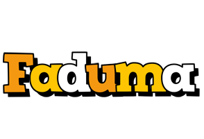 Faduma cartoon logo