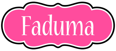 Faduma invitation logo