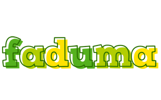 Faduma juice logo