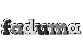 Faduma night logo