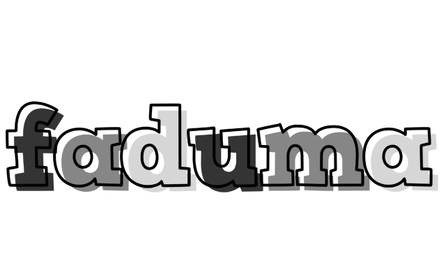 Faduma night logo
