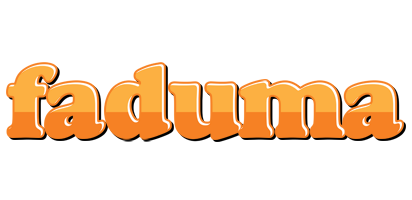 Faduma orange logo