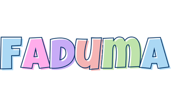 Faduma pastel logo