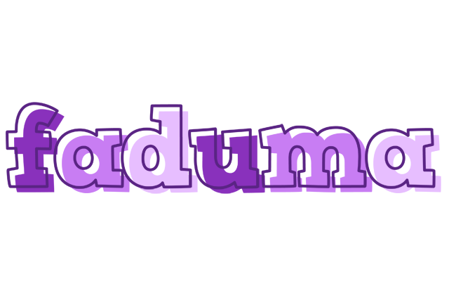 Faduma sensual logo
