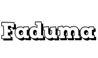 Faduma snowing logo
