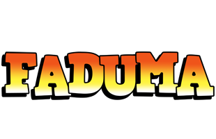 Faduma sunset logo