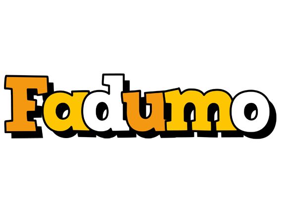 Fadumo cartoon logo