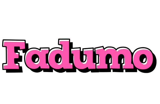 Fadumo girlish logo
