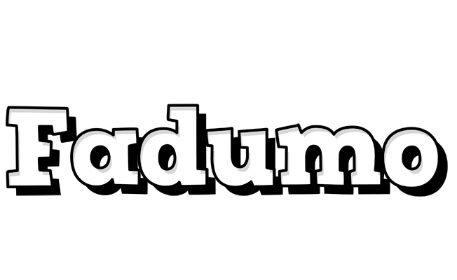 Fadumo snowing logo