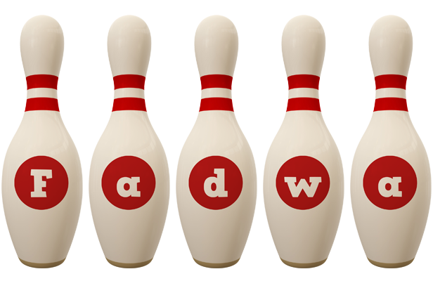Fadwa bowling-pin logo