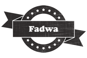 Fadwa grunge logo