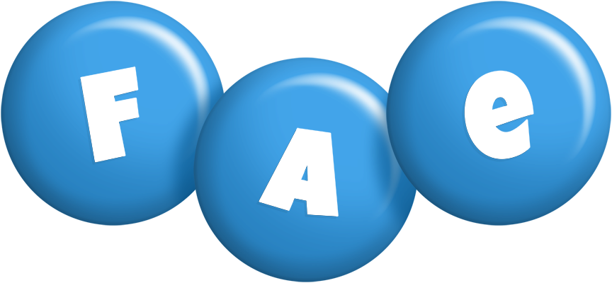 Fae candy-blue logo