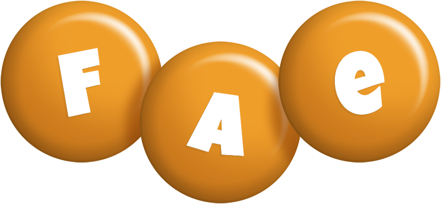 Fae candy-orange logo