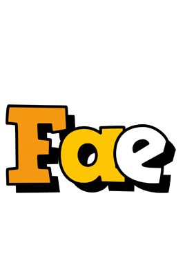 Fae cartoon logo