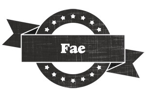 Fae grunge logo