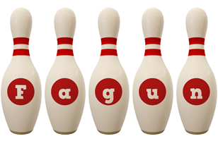 Fagun bowling-pin logo