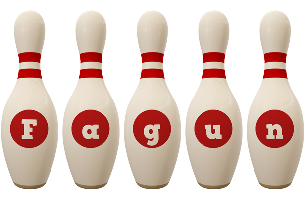 Fagun bowling-pin logo