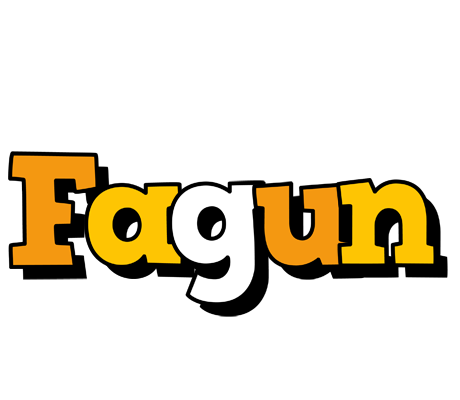 Fagun cartoon logo