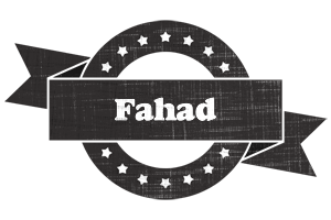 Fahad grunge logo