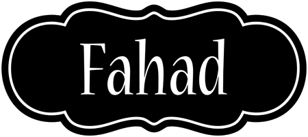 Fahad welcome logo