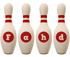 Fahd bowling-pin logo