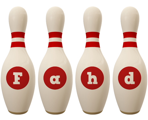 Fahd bowling-pin logo