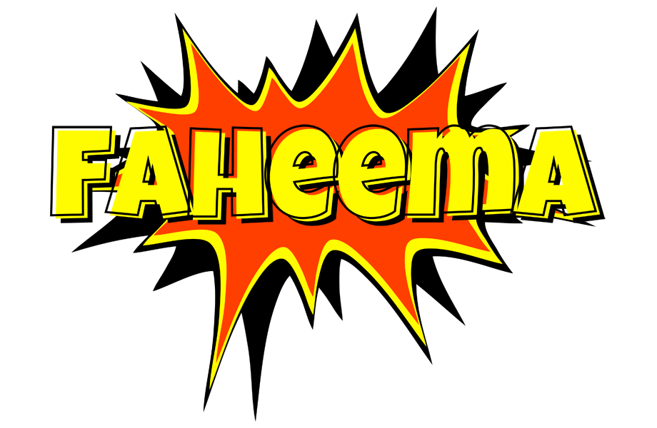 Faheema bazinga logo