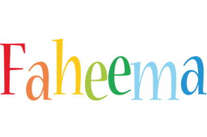 Faheema birthday logo