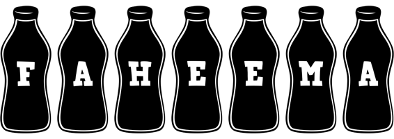 Faheema bottle logo