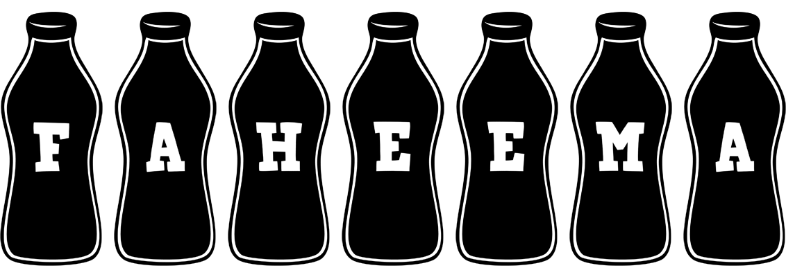 Faheema bottle logo