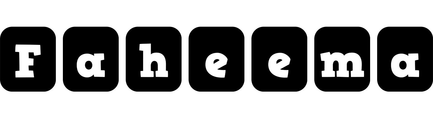 Faheema box logo