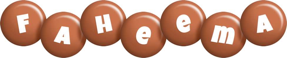 Faheema candy-brown logo