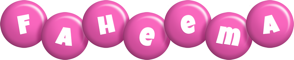 Faheema candy-pink logo