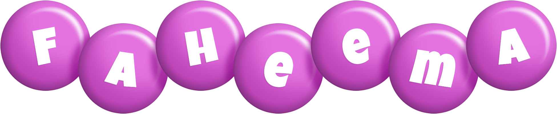 Faheema candy-purple logo