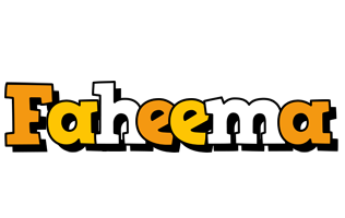 Faheema cartoon logo