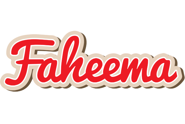 Faheema chocolate logo