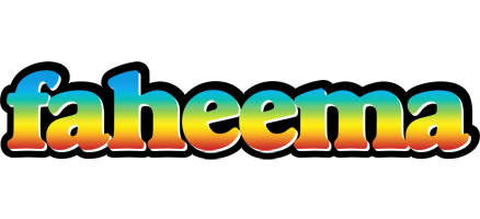 Faheema color logo