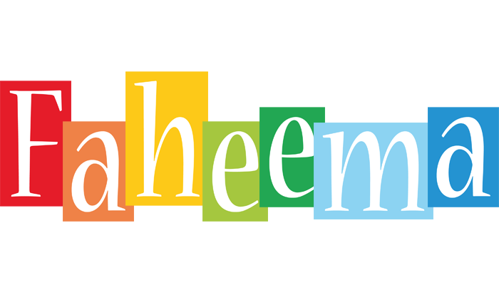 Faheema colors logo