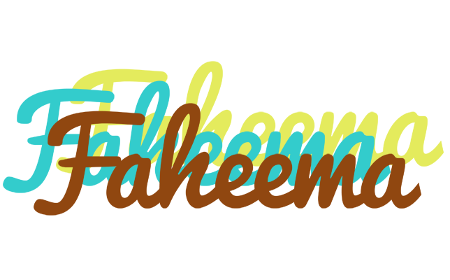 Faheema cupcake logo