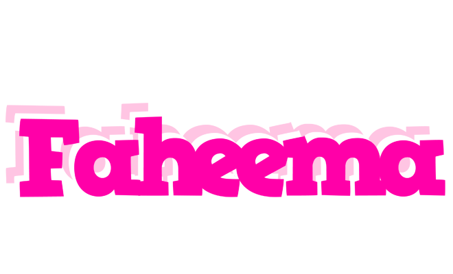 Faheema dancing logo