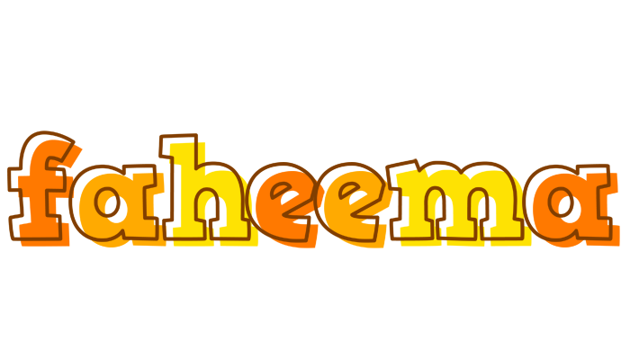 Faheema desert logo