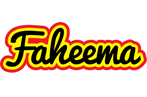 Faheema flaming logo