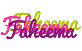 Faheema flowers logo