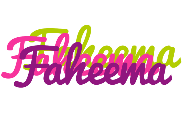 Faheema flowers logo