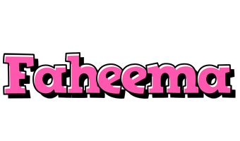 Faheema girlish logo