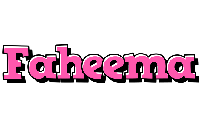Faheema girlish logo