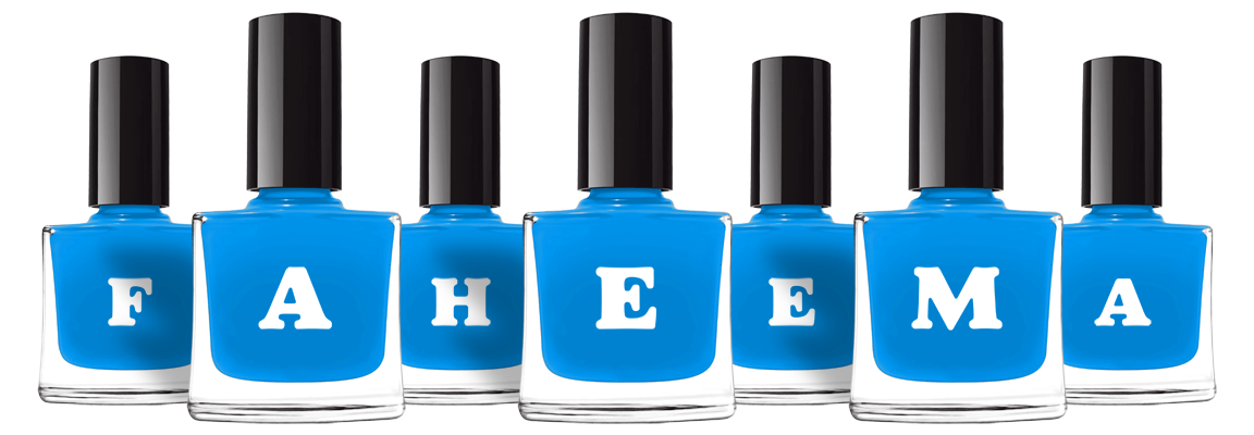 Faheema glossy logo