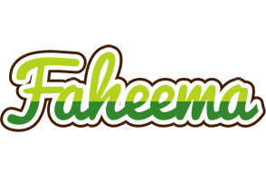 Faheema golfing logo