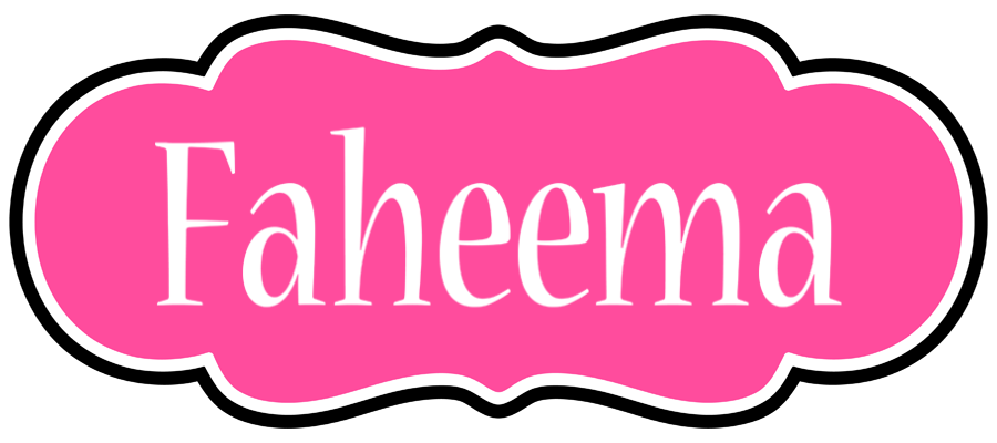 Faheema invitation logo